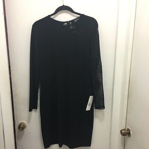 Lace detailed Little Black Dress